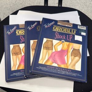 OROBLU Shock Up Sheer Shapewear Tights - Nude